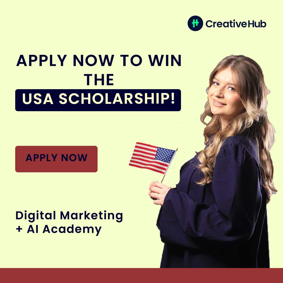 USA Scholarship & Digital Marketing Academy Promotion Image