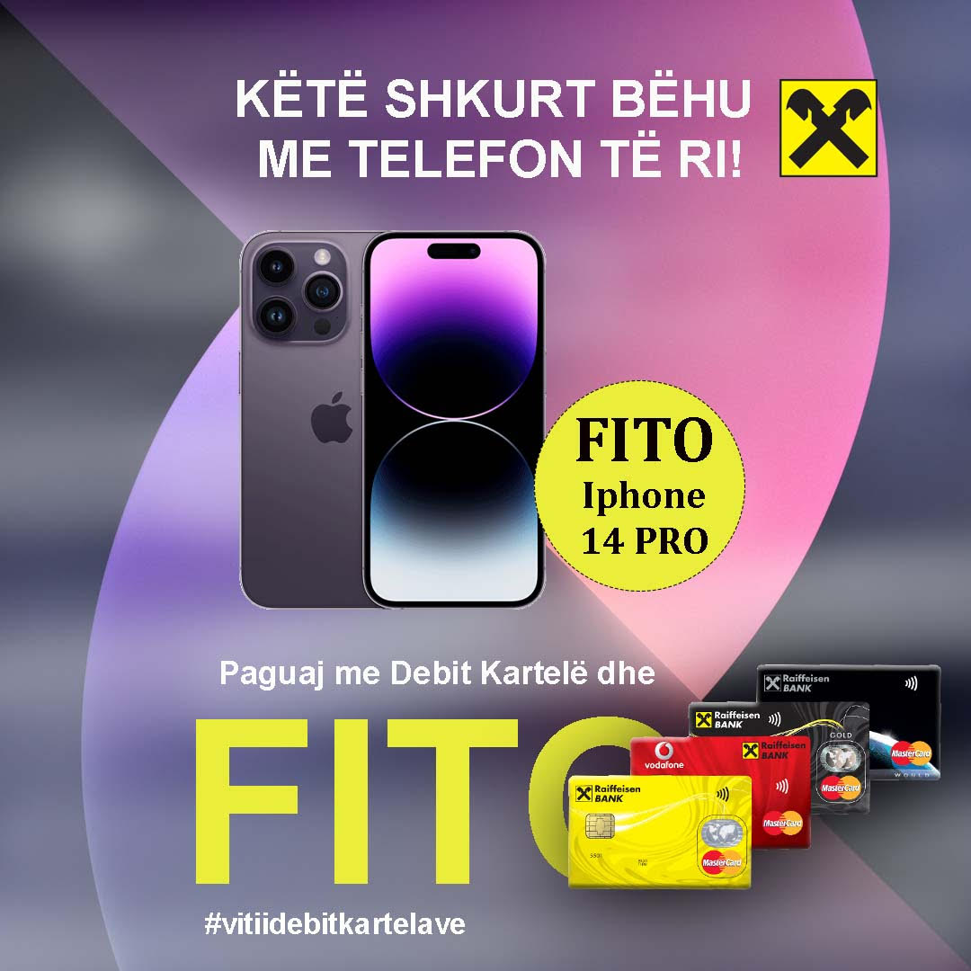 iPhone 14 Pro Debit Card Campaign Image